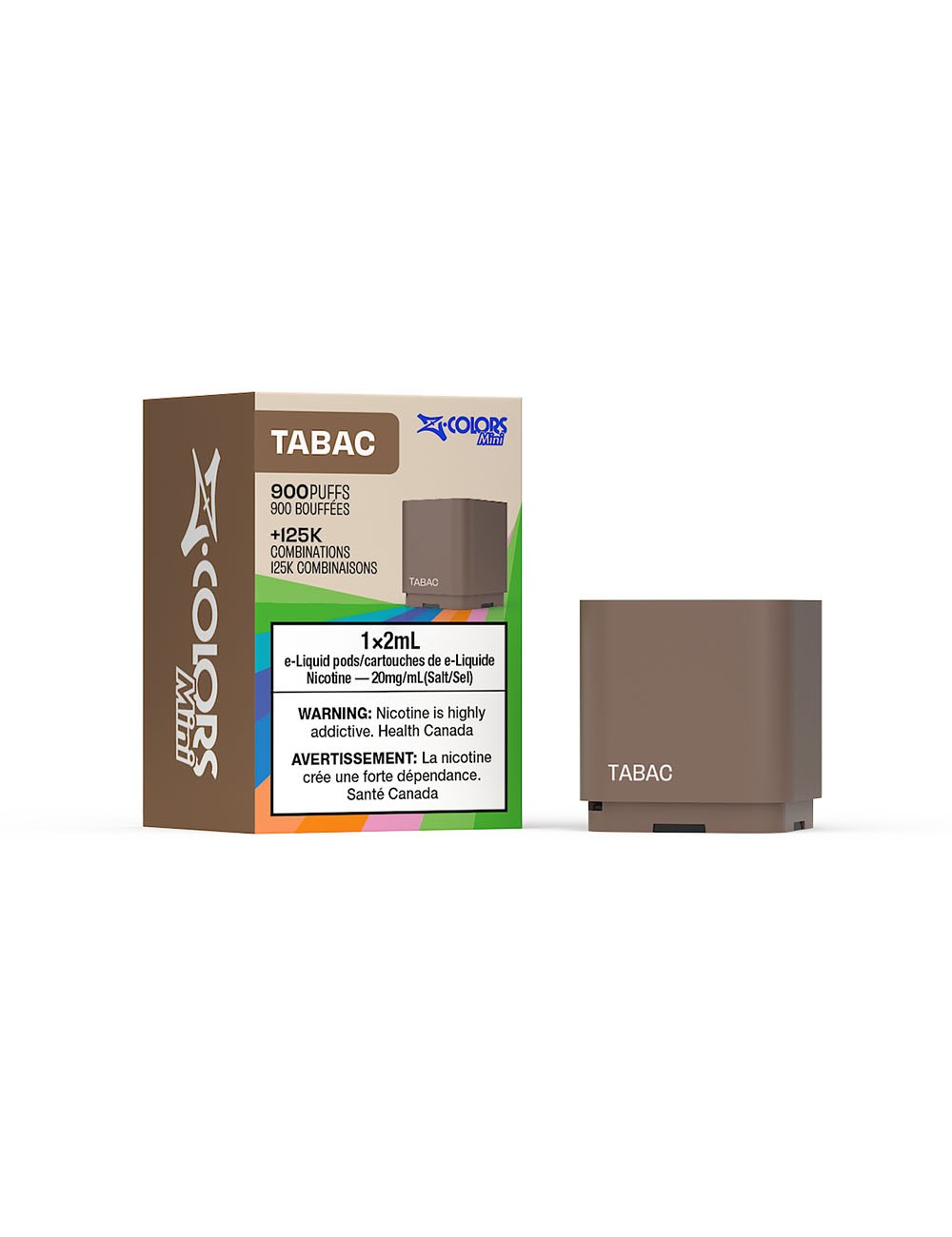 Картриджи  Z-COLORS 2ml Tobacco (TOBACCO)